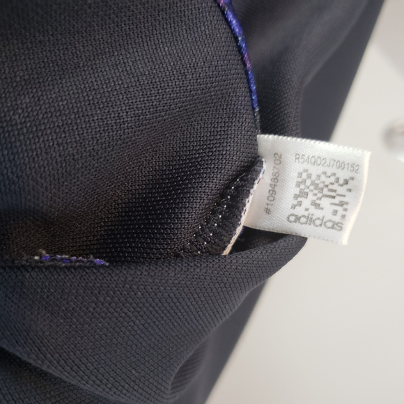 adidas hoodie purple and black geometric pattern - Picture 8 of 8